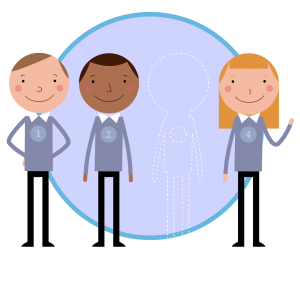 Three employees